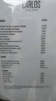 Mesón Carlos menu