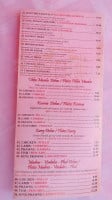 Indian Bombay Grill menu