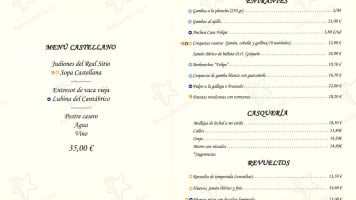 Casa Felipe menu