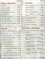 Bar-restaurante Los Angeles menu