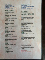 Ringurrango menu