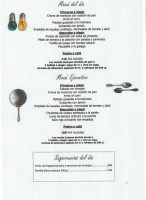 Bar Restaurante Quinito menu