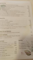 El Henar menu