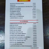 Casa Aurelia En Zamora menu