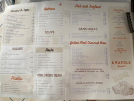 Amapola menu