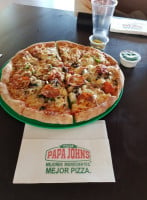 Papa John's Pizza Bercial outside