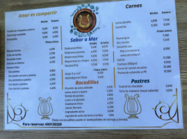 Taberna La Lira menu