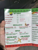 Los Nachos De Oro menu