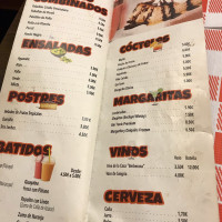 El Chamo menu