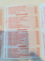 Chino Hong Fa menu