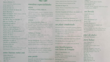 Kebab El Chiringuito menu