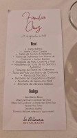 La Milanesa menu