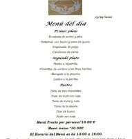 Fenix Cafeteria menu