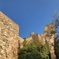 Alcazaba outside