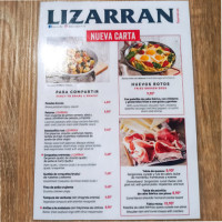 Lizarran Av. De Niza menu