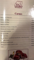Los Candiles menu