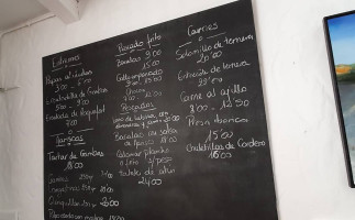Casa Pengue menu