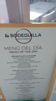 La Bodeguilla Javea menu