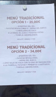 El Almirez De Francisco Alvarez menu