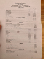 Chiringuito Cherengueti menu