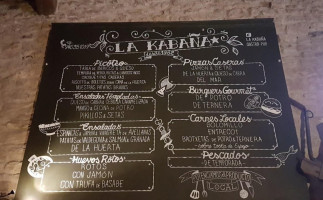 La Kabana menu