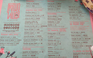 La Taqueria De Pancho Villa menu