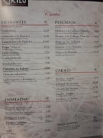 Pensión Restaurante Bar Grilo menu