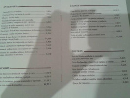 La Cancela menu