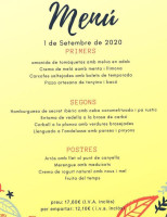 La Cabanya menu
