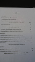 Ástor Gastro-place menu