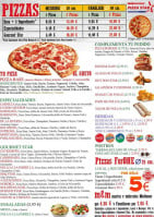 Pizzastar menu