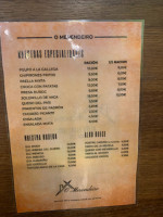 O Verxel Cerveceria menu