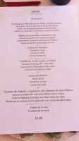 Nuevo Alcazar menu