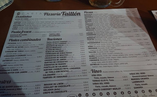 Pizzería El Taillón food