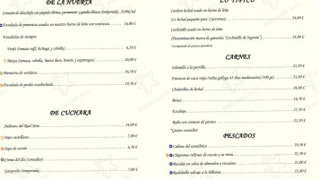 Casa Felipe menu