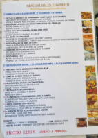 Taberna Casa Bravo 1919 menu
