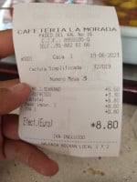 Cafeteria La Morada food