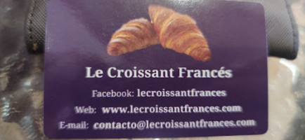Le Croissant Frances menu