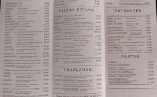 Pizzeria La Plaza menu