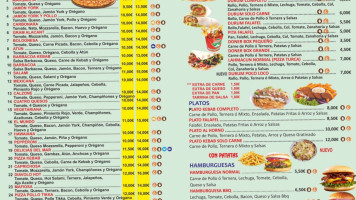 El Mundo Pizzeria And Doner Kebab menu