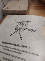 Casino Arias Montano menu
