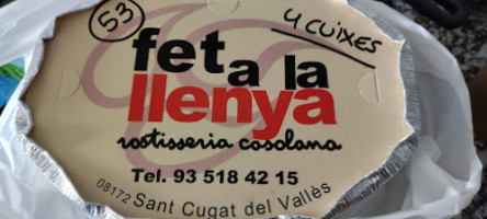 Fet A La Llenya food