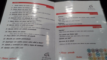 El Rincon De Guijuelo menu
