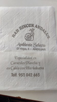 Rincon Andaluz food