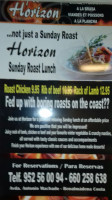 New Horizon Steakhouse food