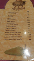 Meson A Lareira menu