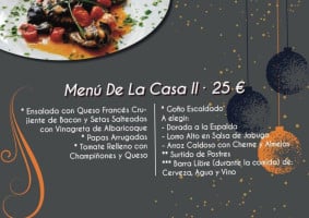 La Salinas El Puertillo Terraza Lounge food