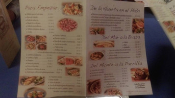 El Trasgu menu