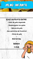 El Chivito Cales Fonts menu