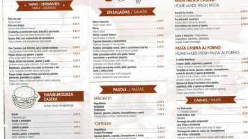 El Botijo Pizzeria menu